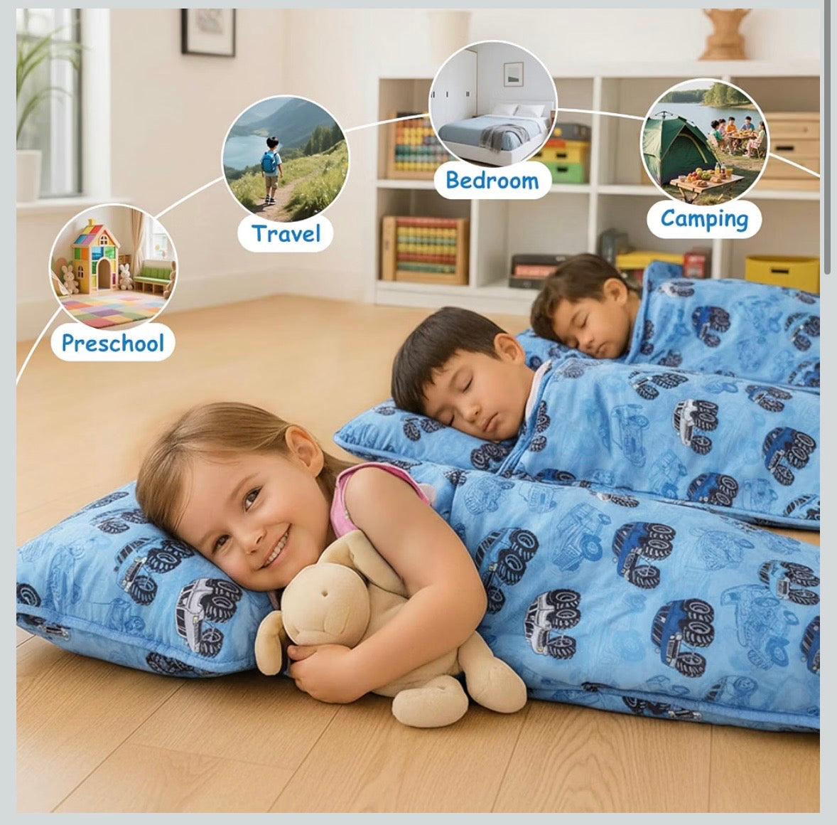 Toddler Nap Mat - Jeep