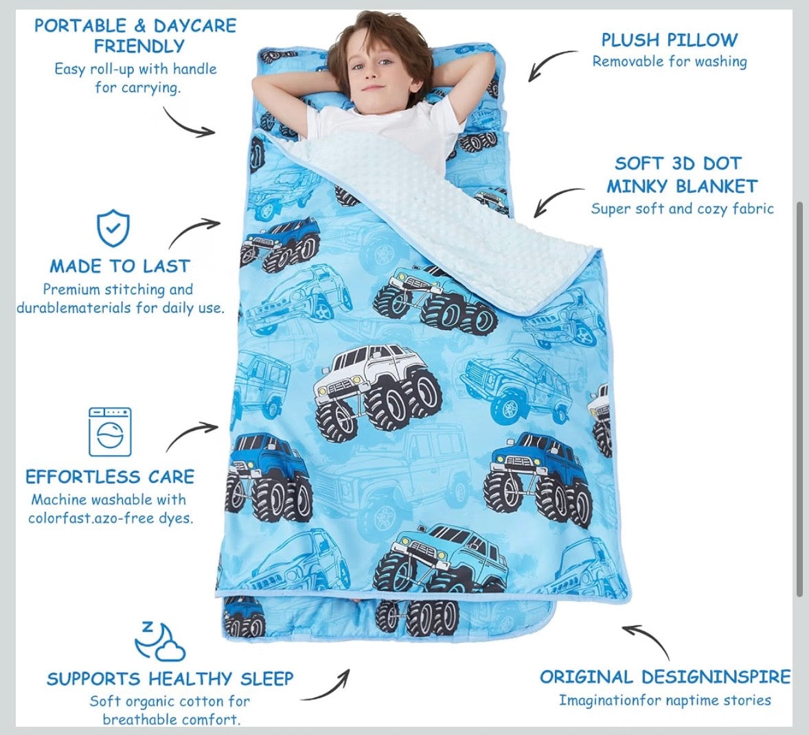 Toddler Nap Mat - Jeep