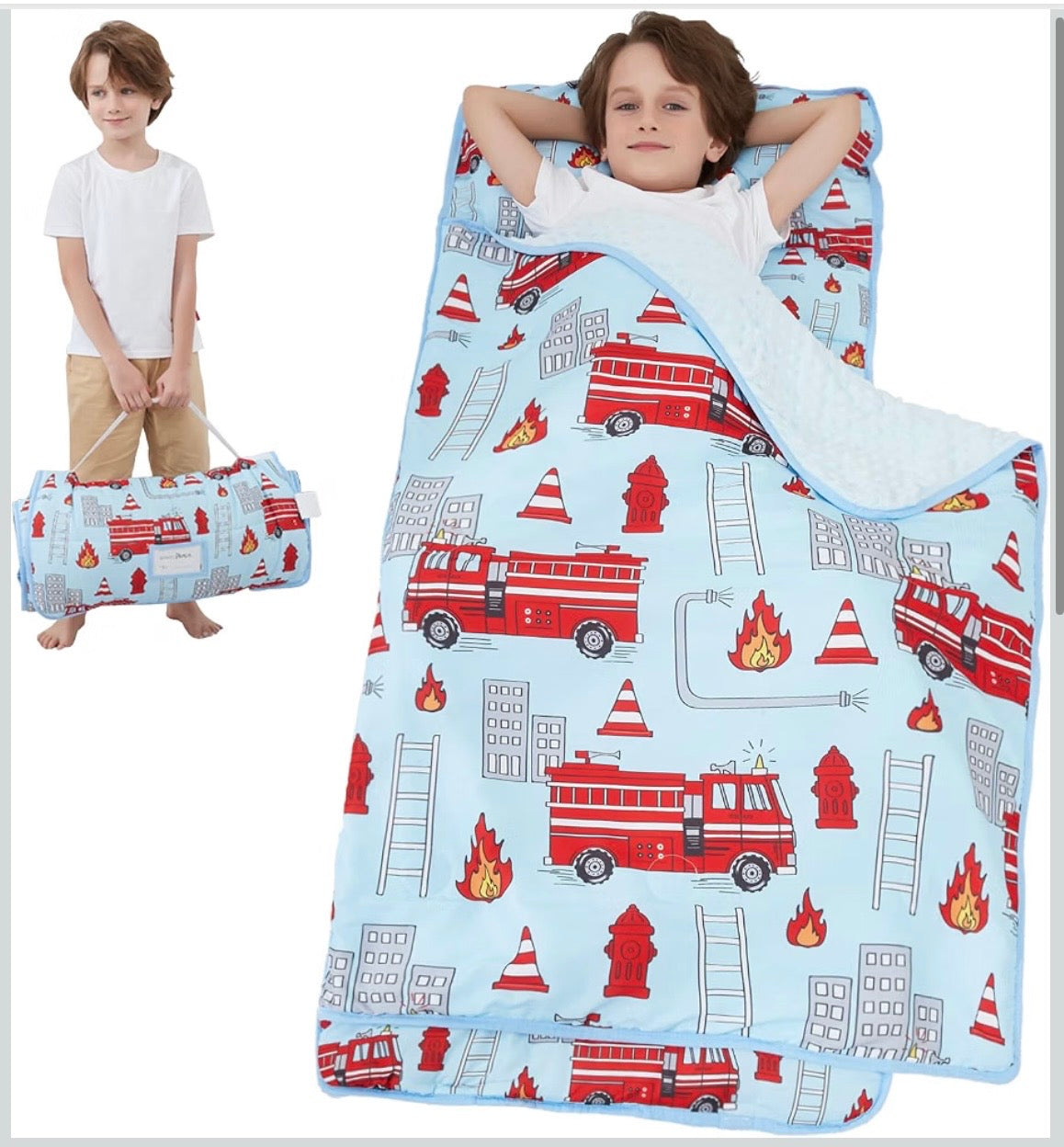 Toddler Nap Mat - Firetruck