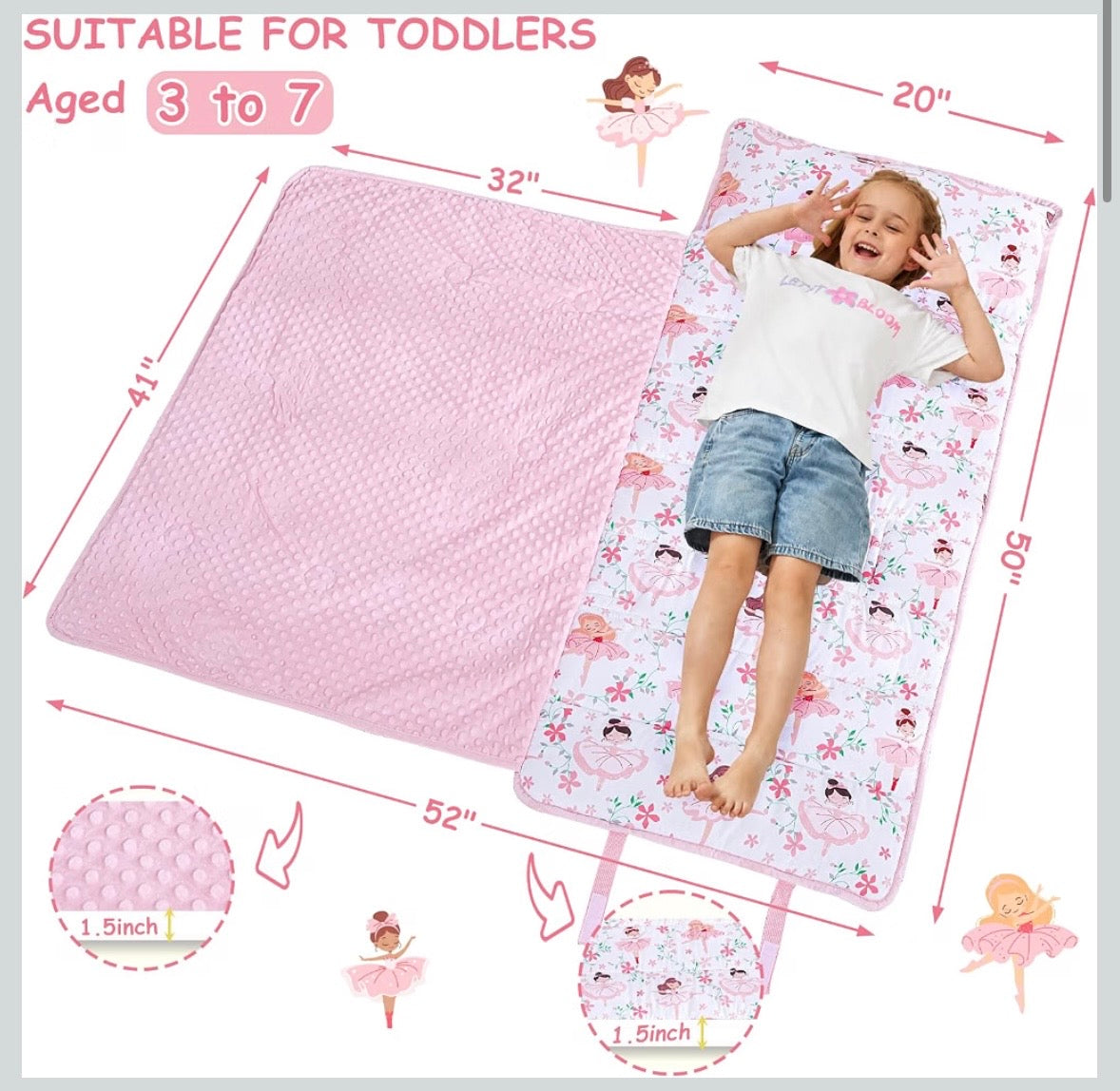Toddler Nap Mat - Princess