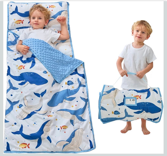 Toddler Nap Mat - Ocean Whale