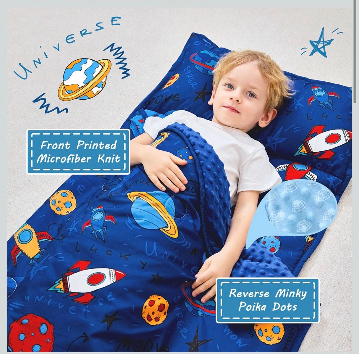 Toddler Nap Mat - Universe