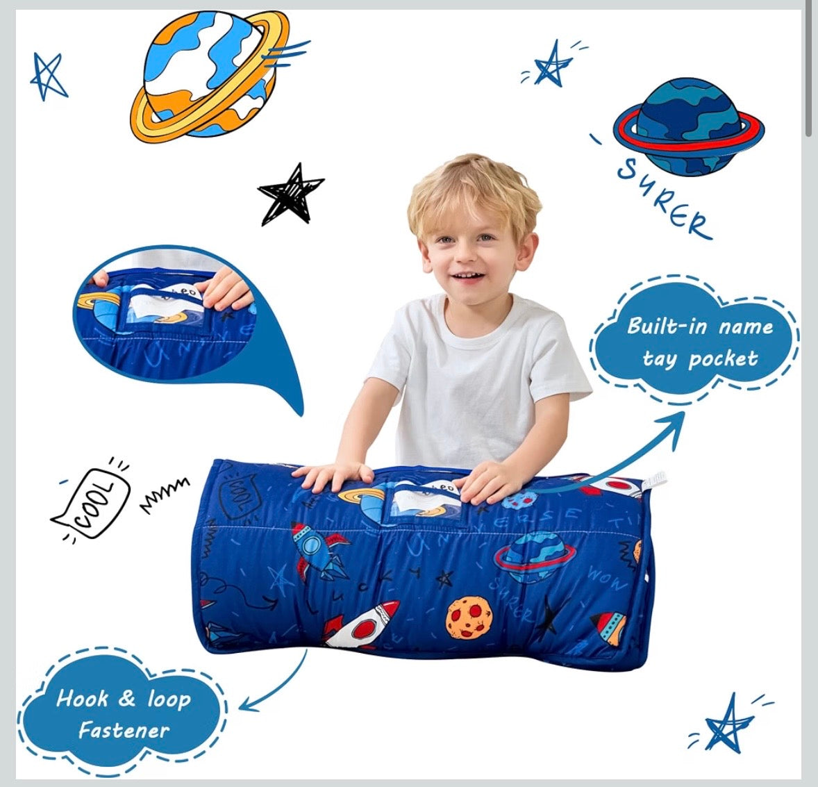Toddler Nap Mat - Universe