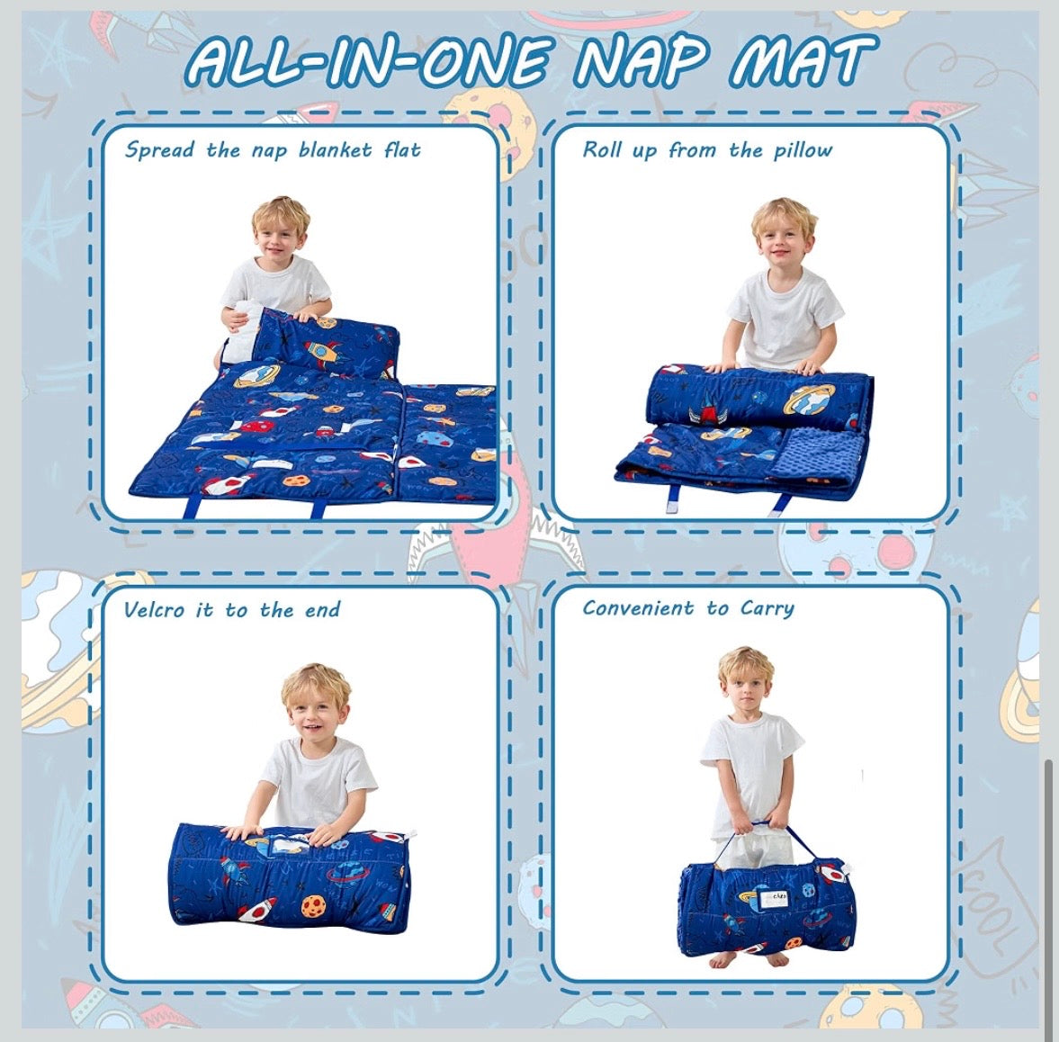Toddler Nap Mat - Universe