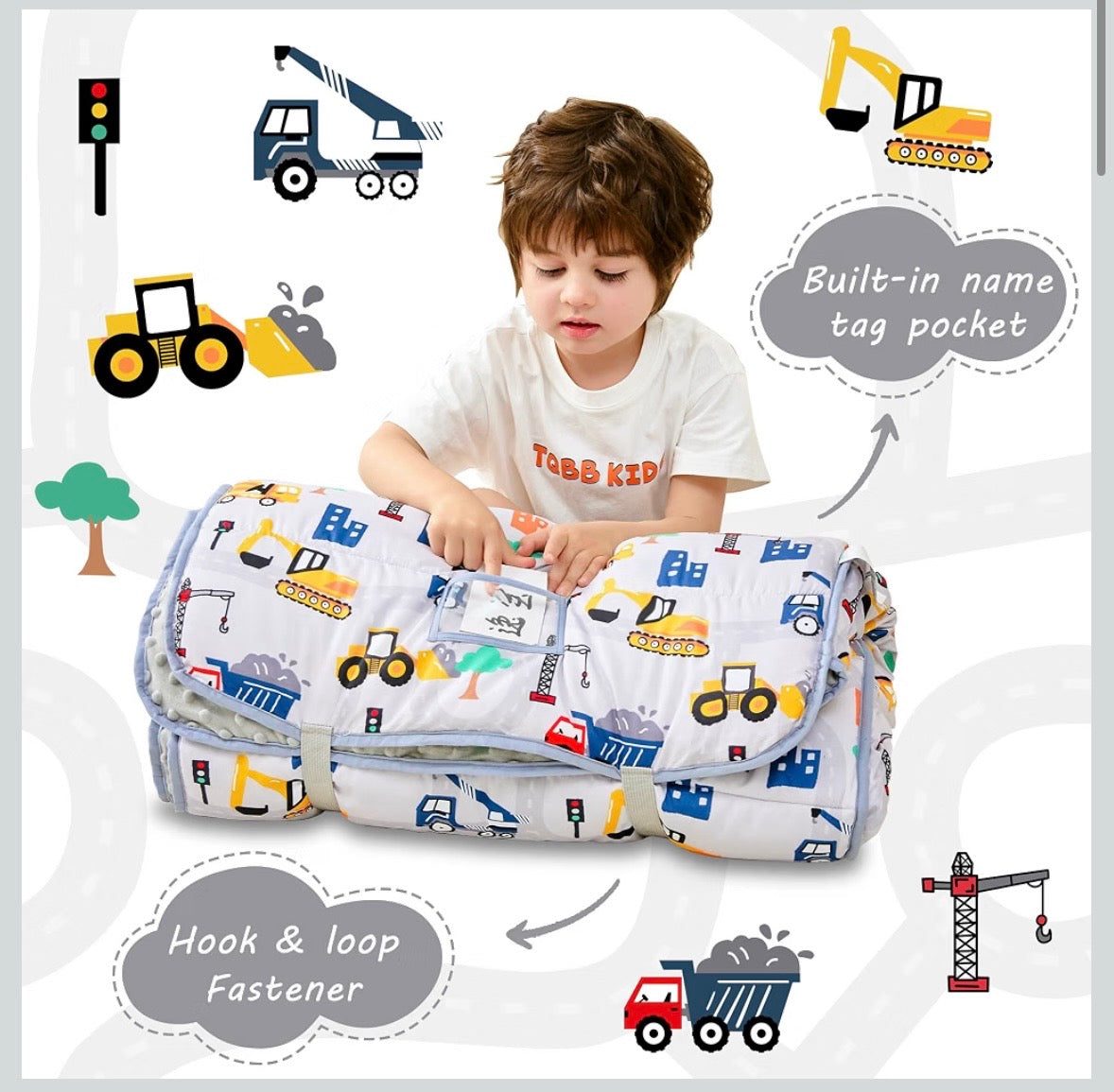 Toddler Nap Mat - Truck