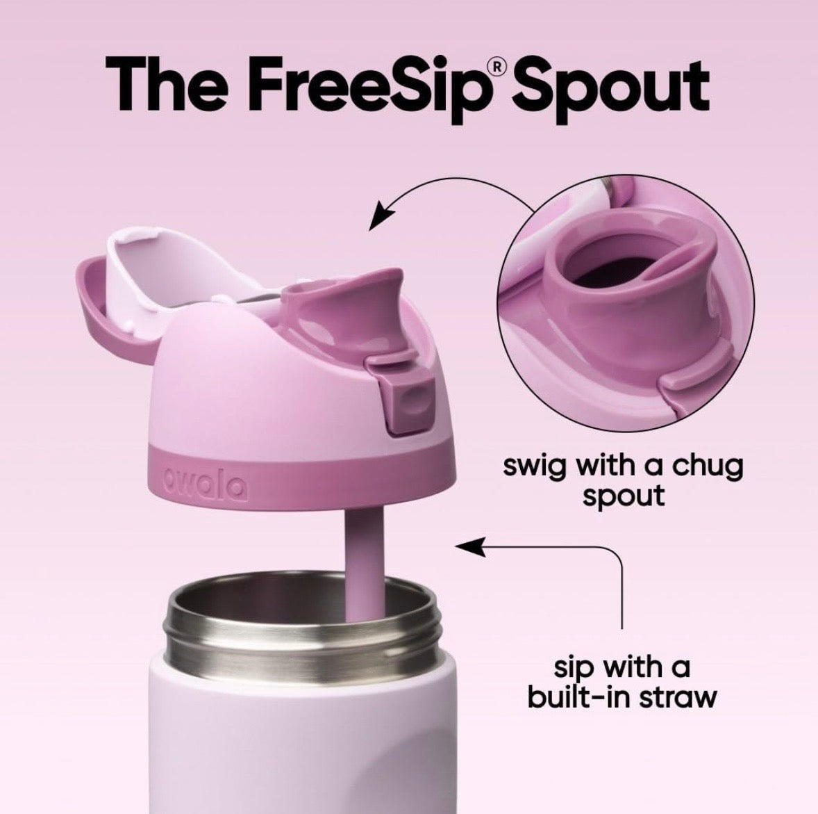 Owala FreeSip Bottle - Lilac You A Lot