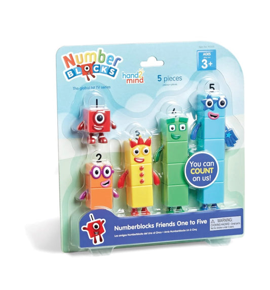 Numberblocks Friends 1 to 5 Figures