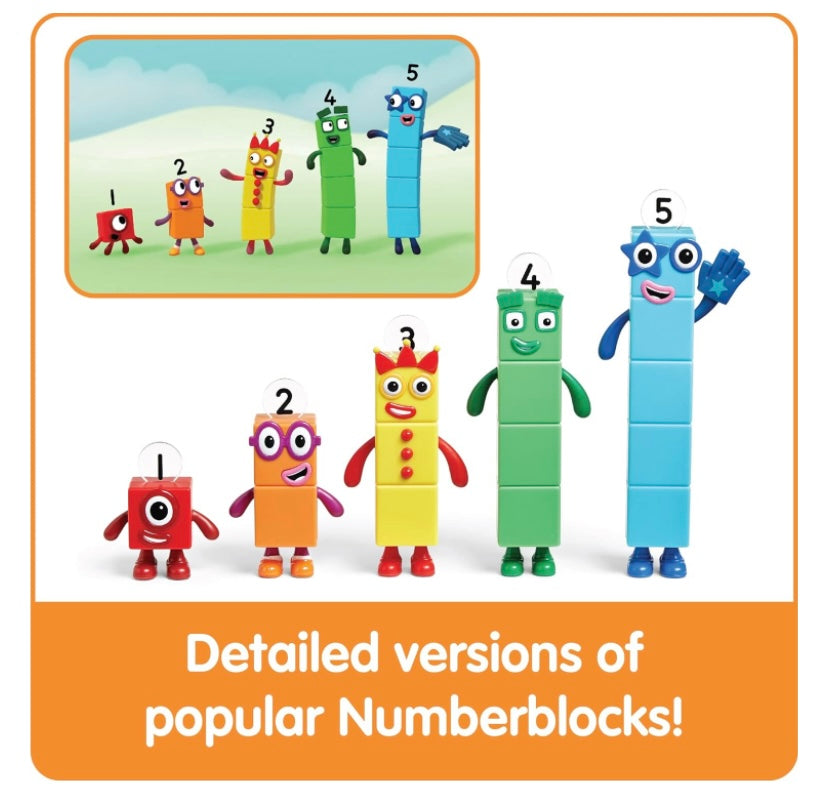 Numberblocks Friends 1 to 5 Figures
