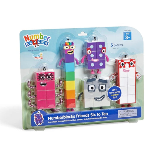Numberblocks Friends 6 to 10 Figures