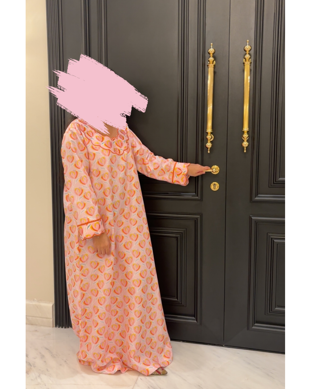 Jalabya - Pink Flowers 19