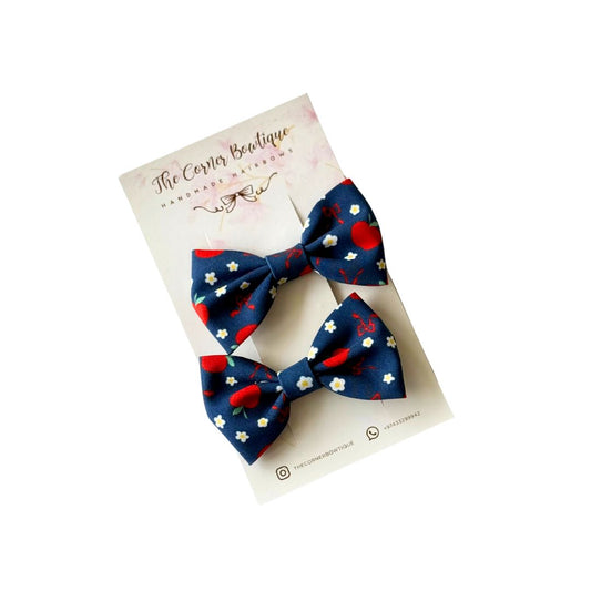 Apple Blossom Bows (Pair)