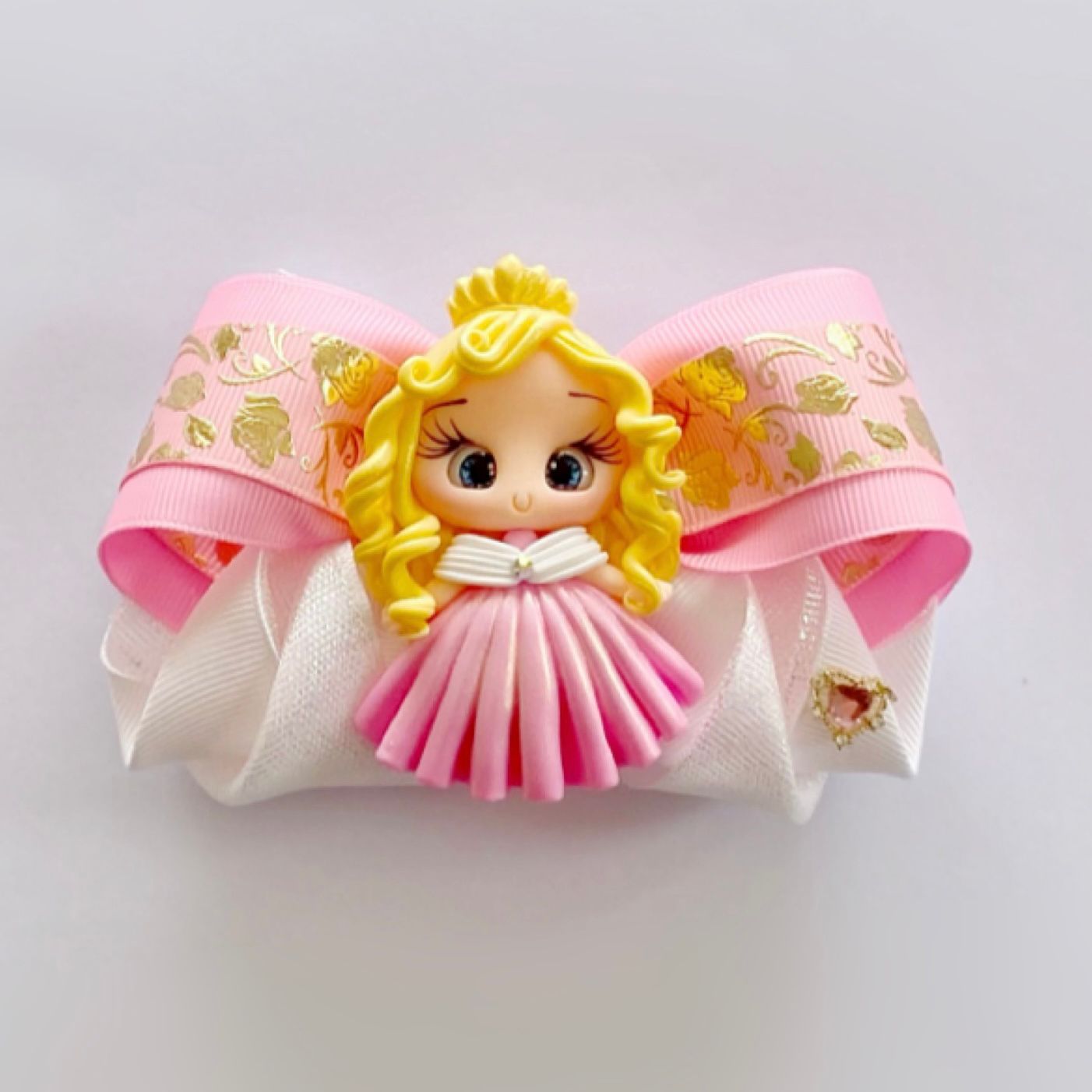 Handmade Hair Bow - Aurora